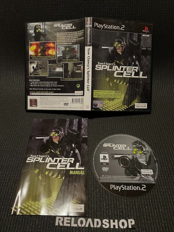 Tom Clancy's Splinter Cell PS2 (käytetty) CiB