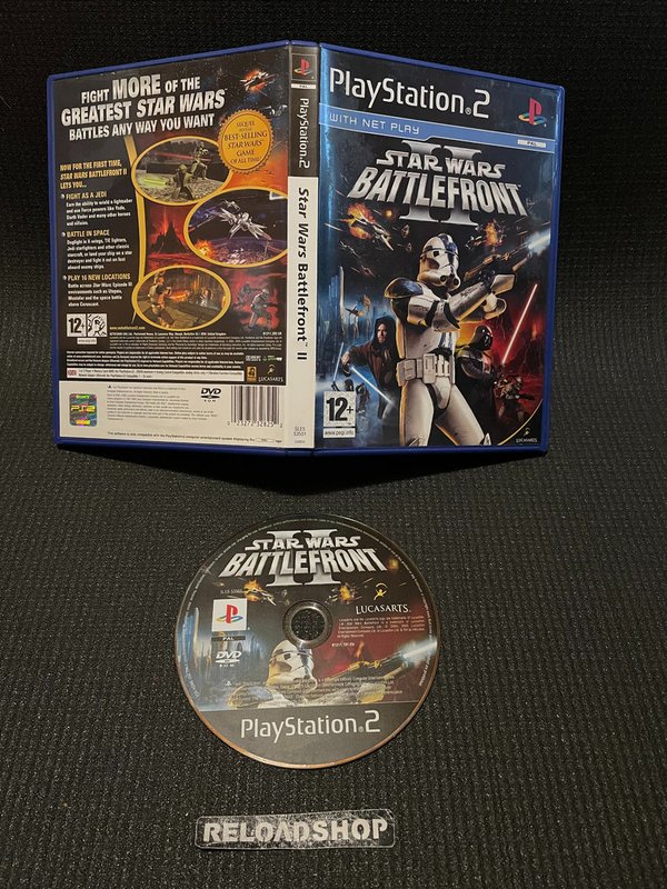 Star Wars Battlefront II PS2 (käytetty)