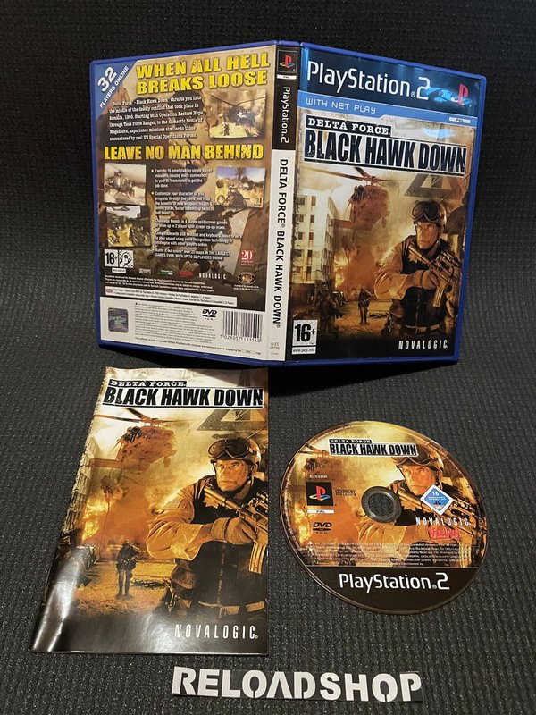 Delta Force - Black Hawk Down PS2 (käytetty) CiB
