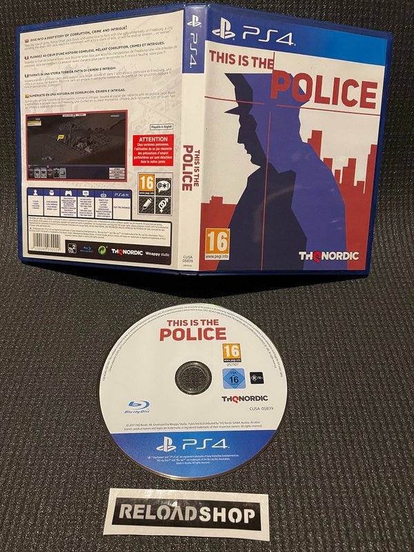 This is the Police PS4 (käytetty)
