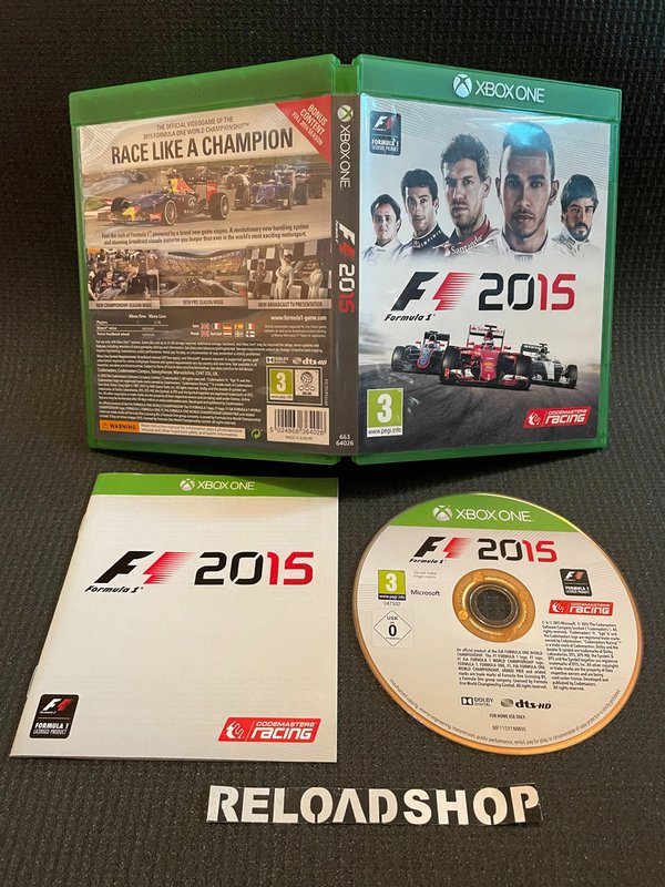 F1 2015 - Nordic Xbox One (käytetty)