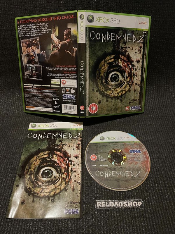Condemned 2 Xbox 360 (käytetty) CiB