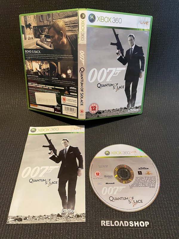 007 Quantum of Solace Xbox 360 (käytetty) CiB