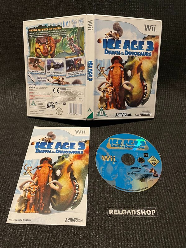 Ice Age 3 Dawn of the Dinosaurs Wii (käytetty) CiB