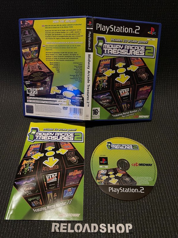 Midway Arcade Treasures 2 PS2 (käytetty) CiB