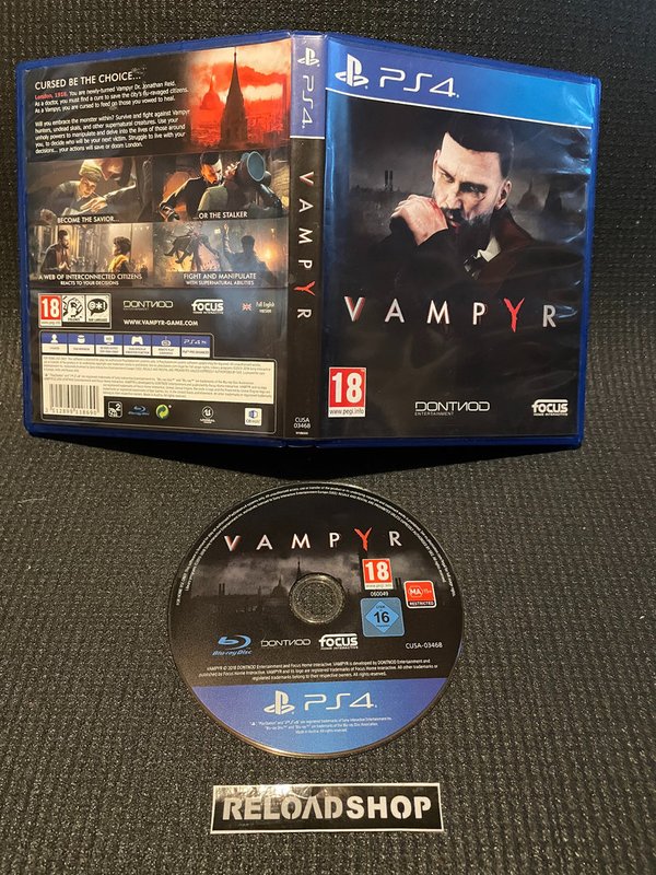 Vampyr PS4 (käytetty)