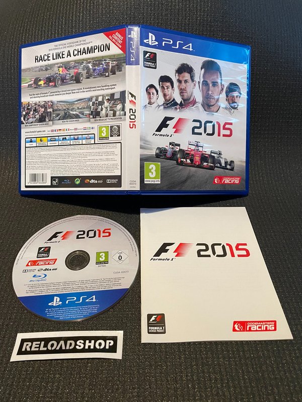 F1 2015 - Nordic PS4 (käytetty)