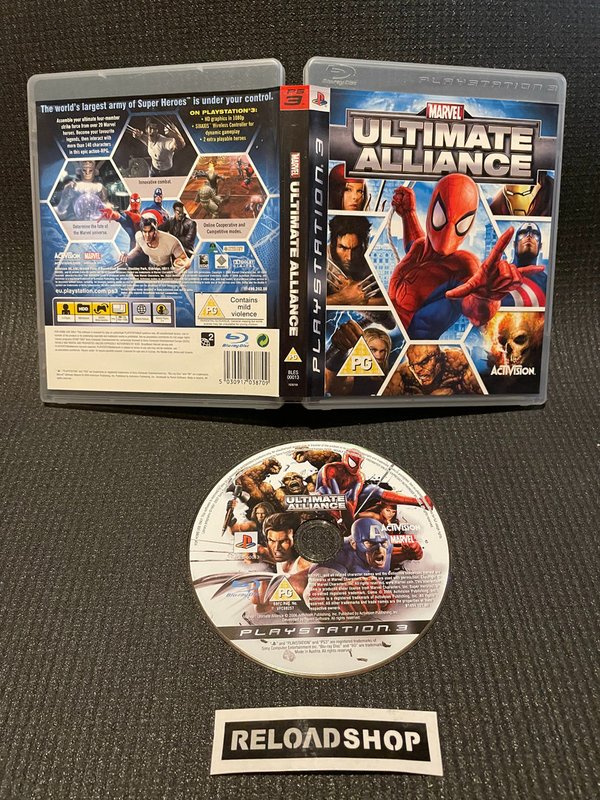 Marvel Ultimate Alliance PS3 (käytetty)