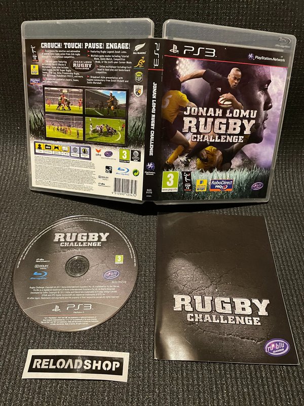 Jonah Lomu Rugby Challenge PS3 (käytetty) CiB