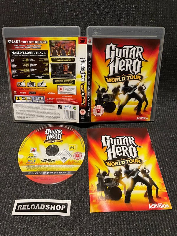 Guitar Hero World Tour PS3 (käytetty) CiB