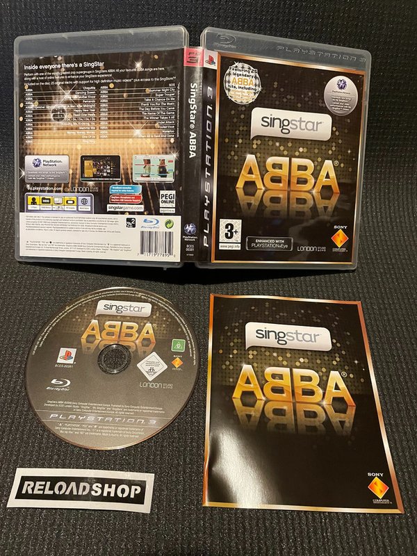 SingStar ABBA PS3 (käytetty) CiB