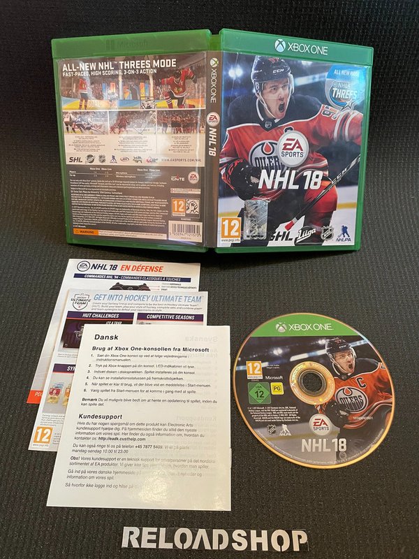 NHL 18 - Nordic Xbox One (käytetty)