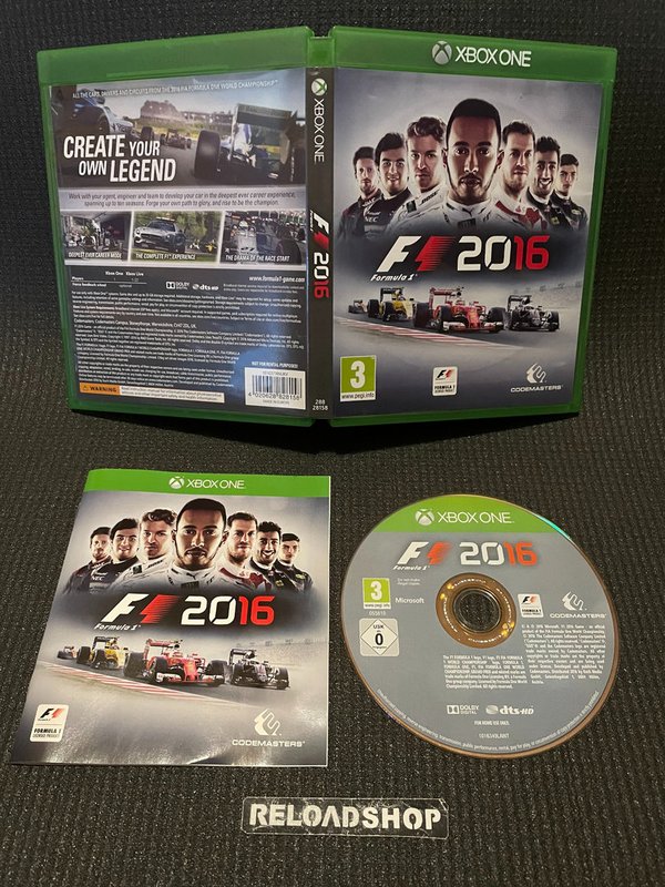 F1 2016 Xbox One (käytetty) CIB