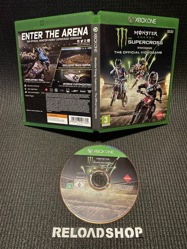 Monster Energy Supercross The Official Video Game Xbox One (käytetty)