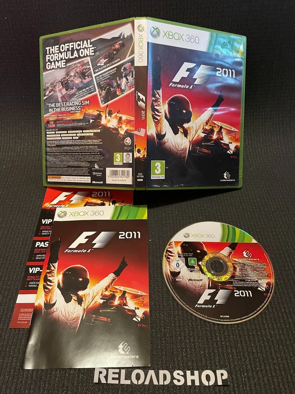 F1 2011 Xbox 360 (käytetty) CiB