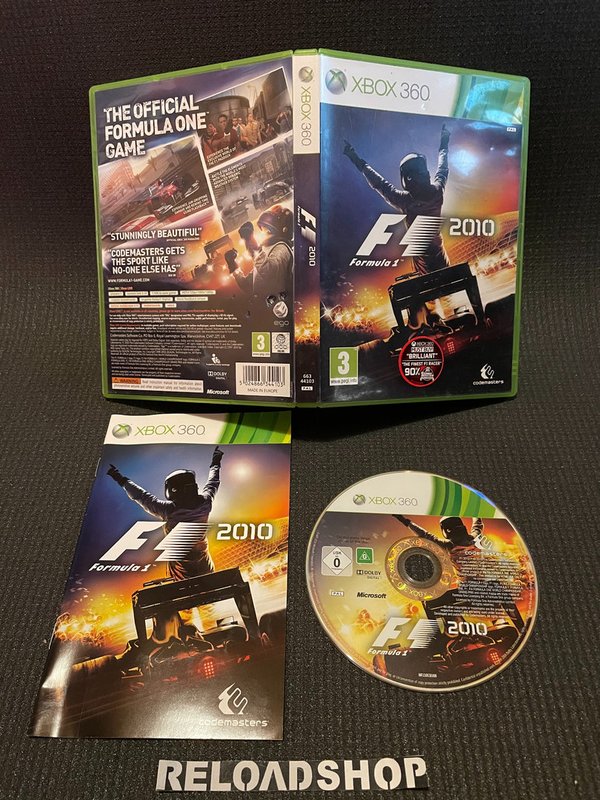 F1 2010 Xbox 360 (käytetty) CiB