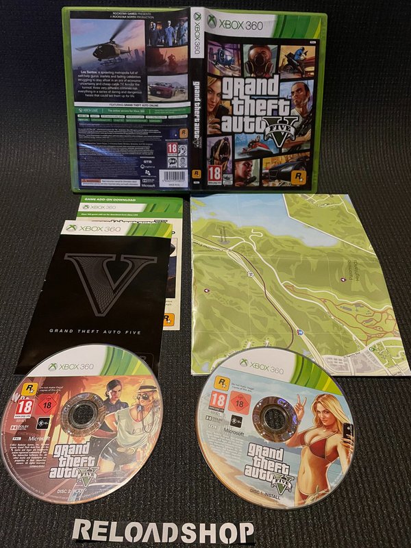 Grand Theft Auto V Xbox 360 (käytetty) CiB