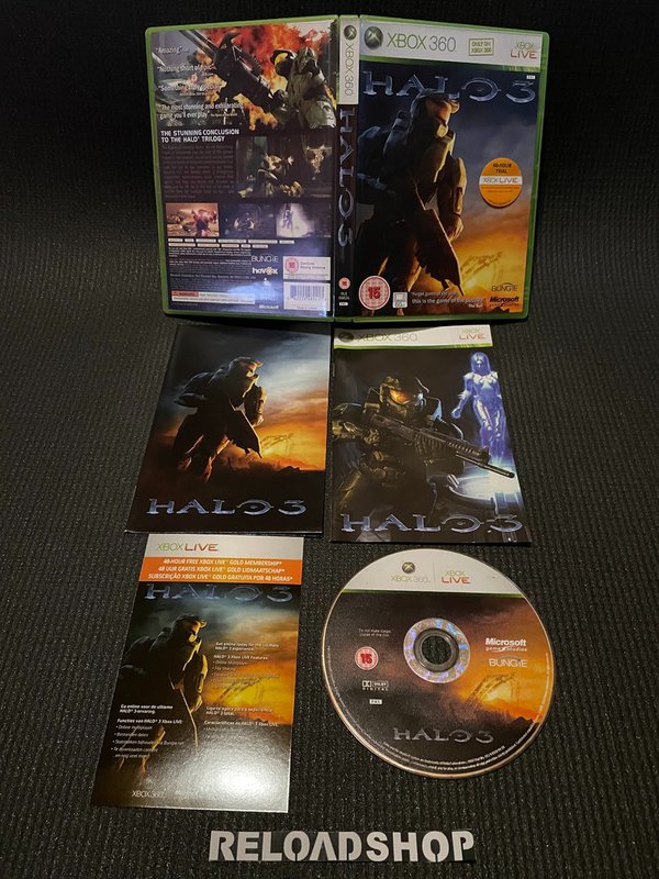 Halo 3 Xbox 360 (käytetty) CiB
