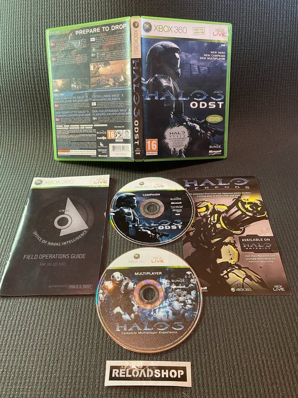 Halo 3 ODST - Nordic Xbox 360 (käytetty) CiB