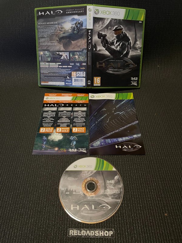 Halo Combat Evolved Anniversary Xbox 360 (käytetty) CiB