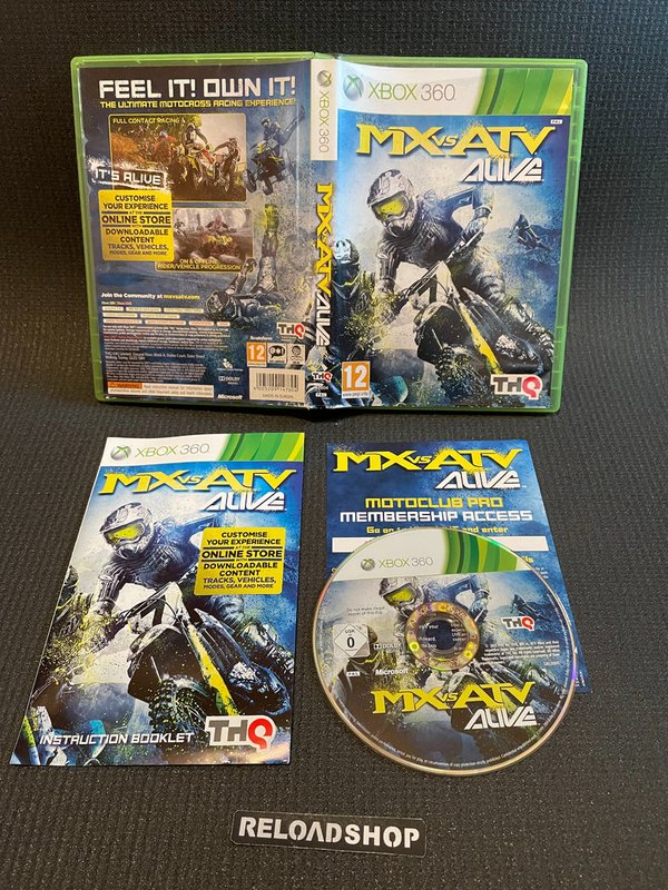 MX vs ATV Alive Xbox 360 (käytetty) CiB