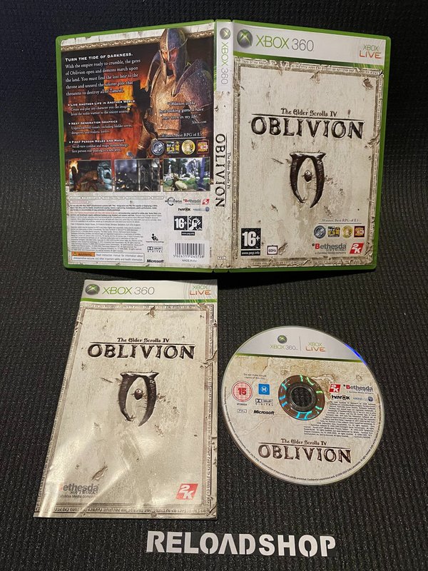 The Elder Scrolls IV Oblivion Xbox 360 (käytetty) CiB