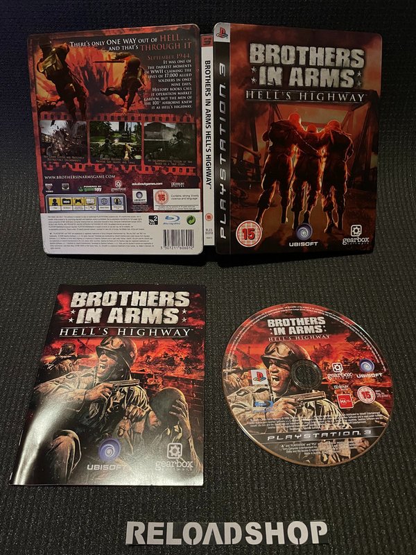 Brothers In Arms Hell's Highway Steelbook PS3 (käytetty)