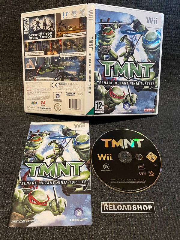 TMNT Teenage Mutant Ninja Turtles Wii (käytetty) CiB