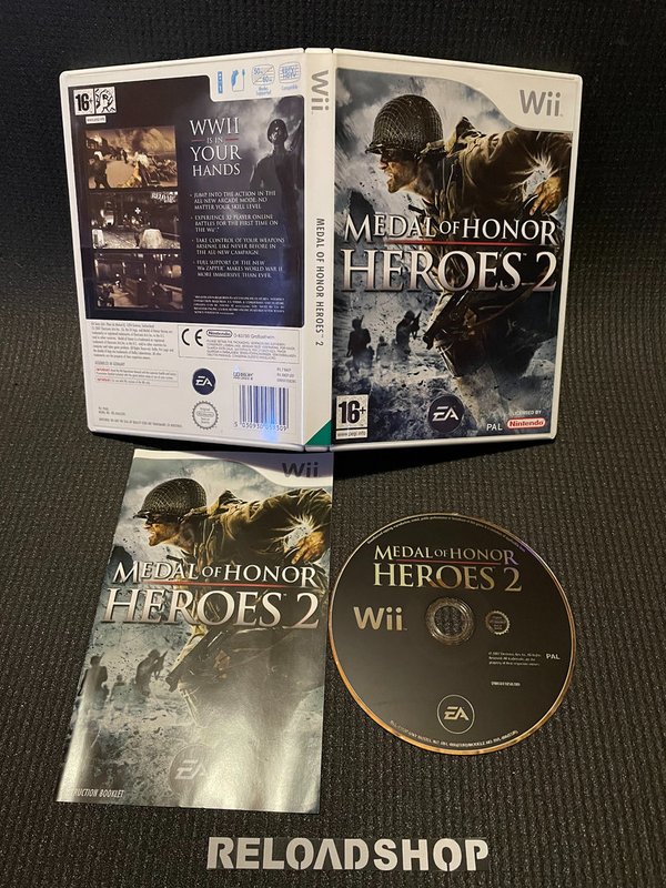 Medal Of Honor Heroes 2 Wii (käytetty) CiB