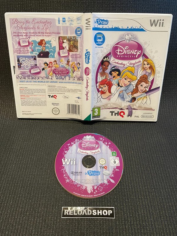uDraw Disney Princess Enchanting Storybooks Wii (käytetty)