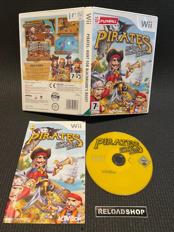 Pirates Hunt for Black Beard's Booty Wii (käytetty) CiB
