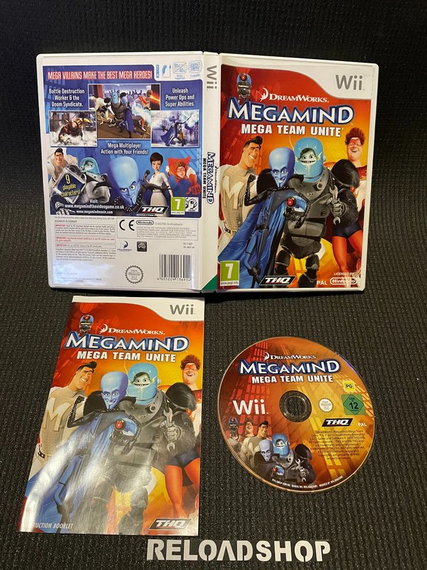 Megamind Mega Team Unite Wii (käytetty) CiB