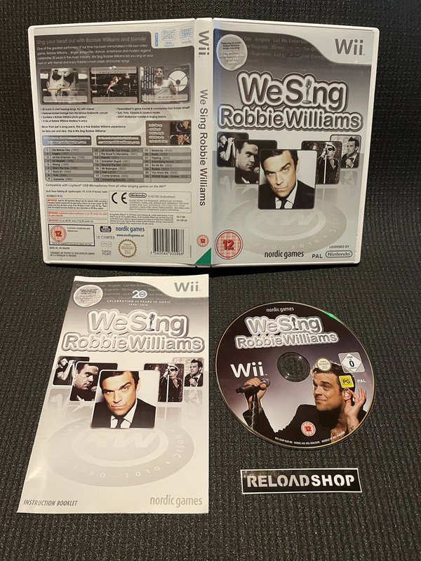 We Sing Robbie Williams Wii (käytetty) CiB