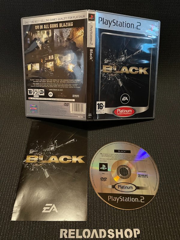 Black Platinum PS2 (käytetty) CiB
