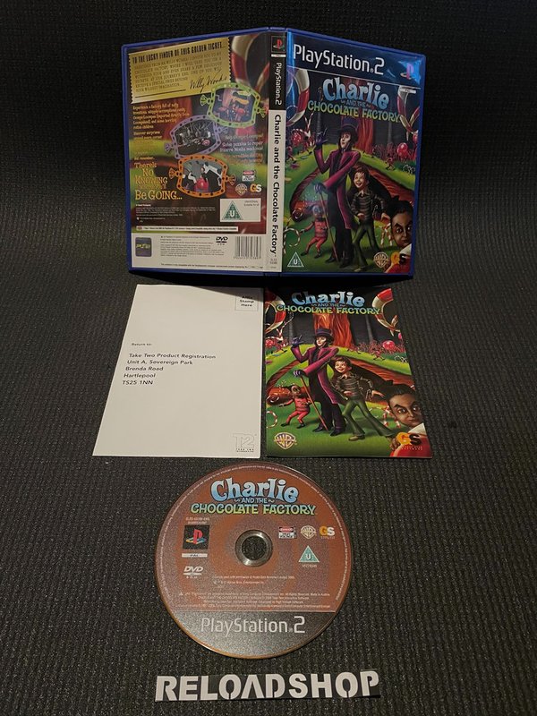 Charlie and The Chocolate Factory PS2 (käytetty) CiB