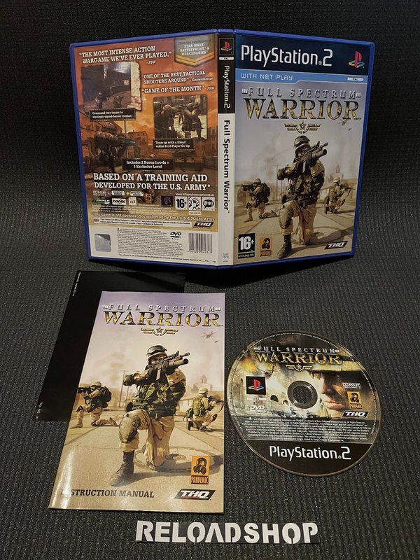 Full Spectrum Warrior PS2 (käytetty) CiB