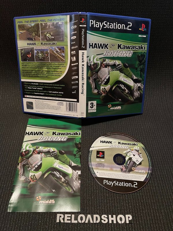 Hawk Kawasaki Racing PS2 (käytetty) CiB