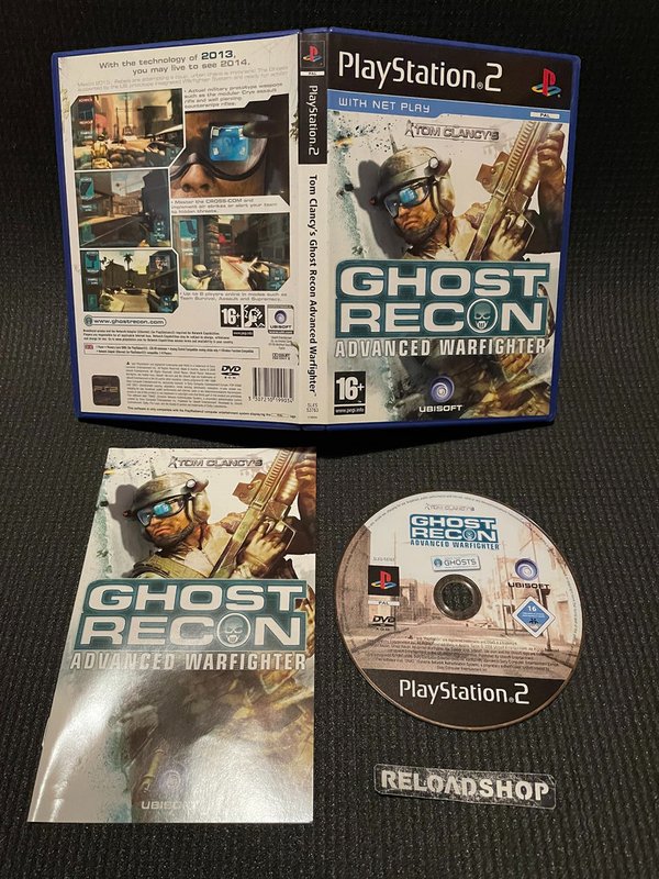Tom Clancy's Ghost Recon Advanced Warfighter PS2 (käytetty) CiB