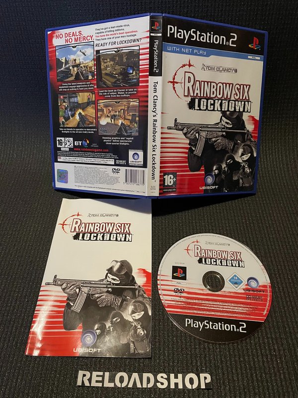 Tom Clancy's Rainbow Six Lockdown PS2 (käytetty) CiB