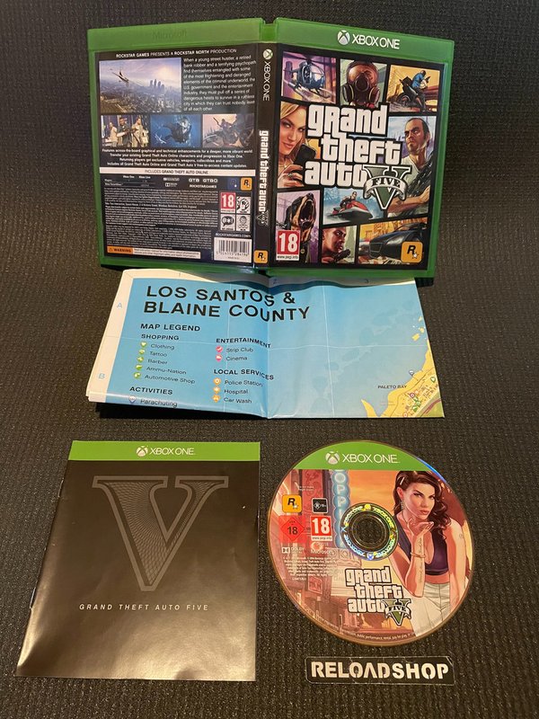 Grand Theft Auto V Xbox One (käytetty) CIB