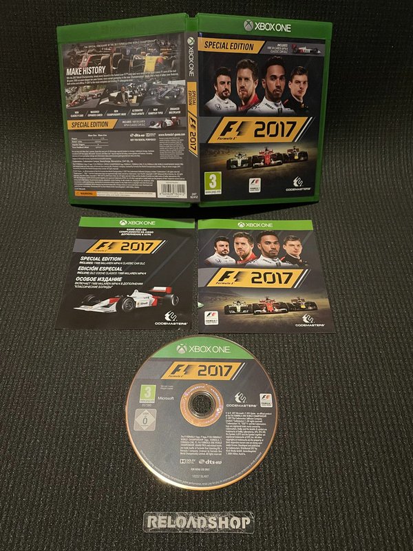 F1 2017 Special Edition Xbox One (käytetty) CIB