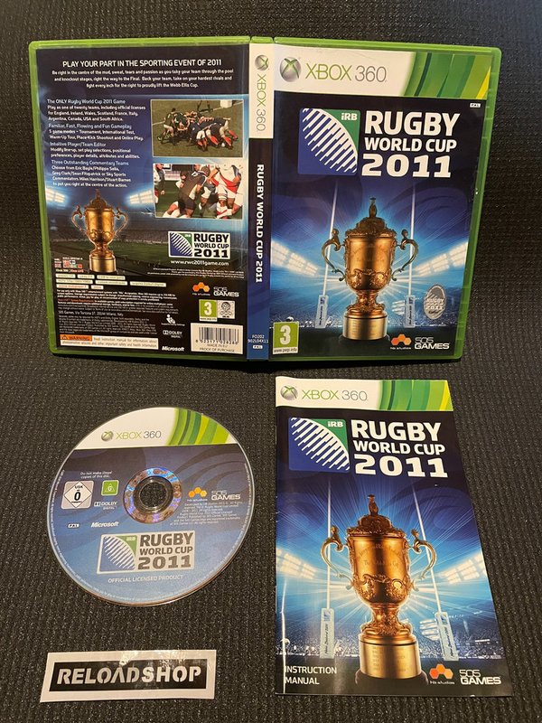 Rugby World Cup 2011- Nordic Xbox 360 (käytetty) CiB