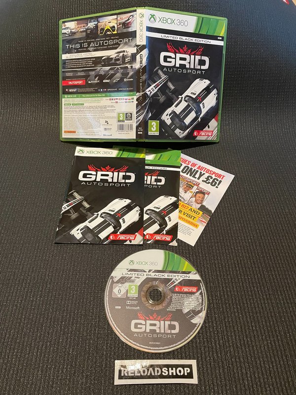 GRID Autosport Limited Black Edition - Nordic Xbox 360 (käytetty) CiB