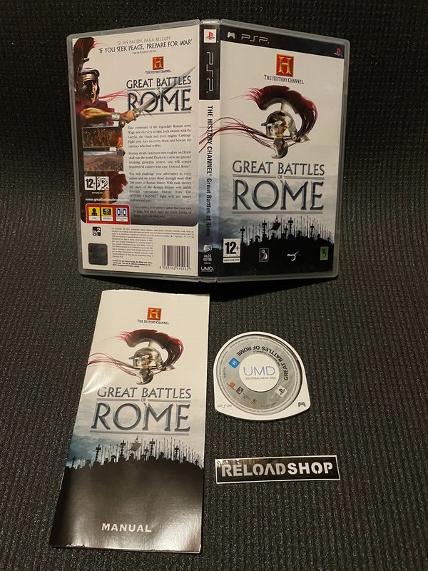 The History Channel Great Battles Of Rome PSP (käytetty) CiB