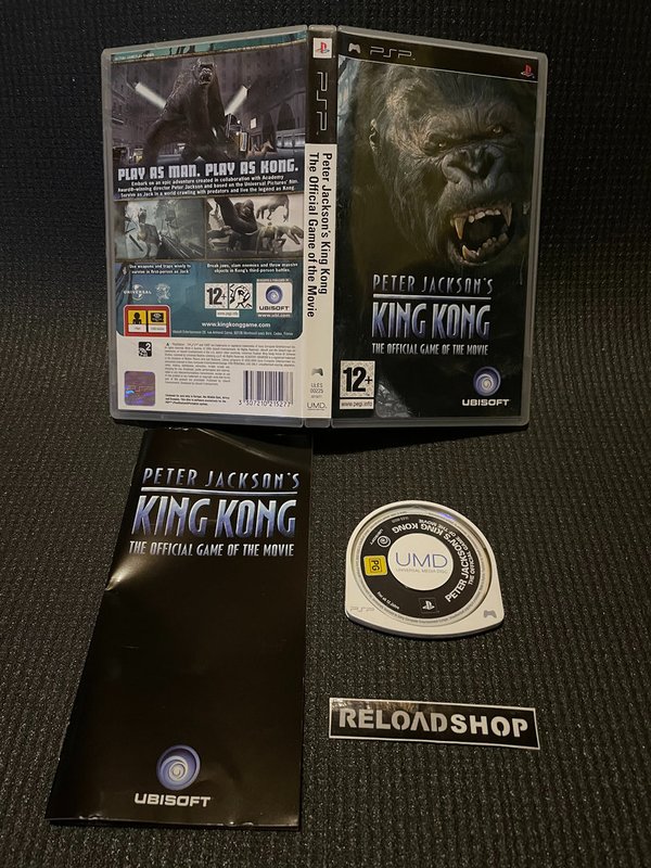 Peter Jackson's King Kong The Official Game of The Movie PSP (käytetty) CiB