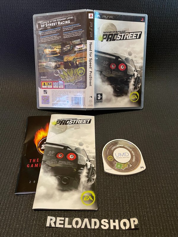 Need For Speed ProStreet PSP (käytetty) CiB