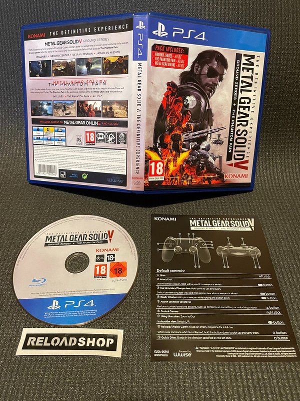 Metal Gear Solid V The Definitive Experience PS4 (käytetty)