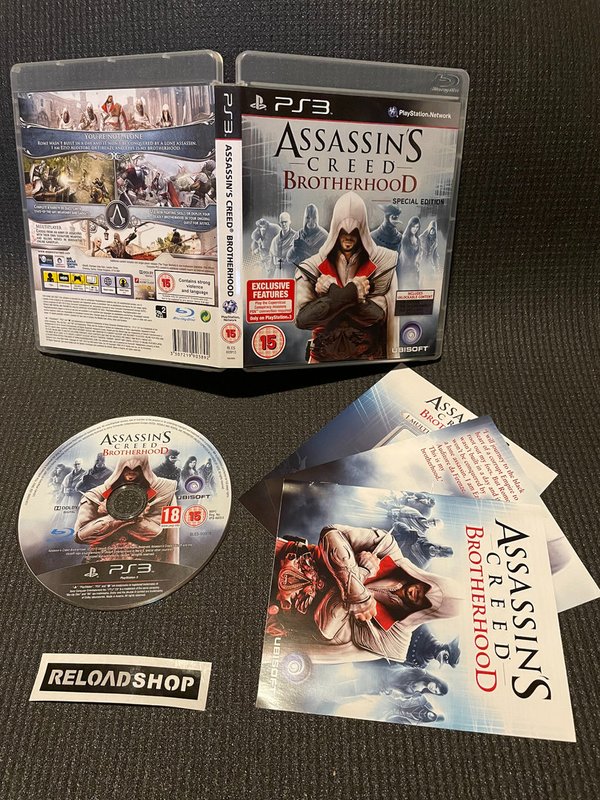 Assassin's Creed Brotherhood Special Edition PS3 (käytetty) CiB