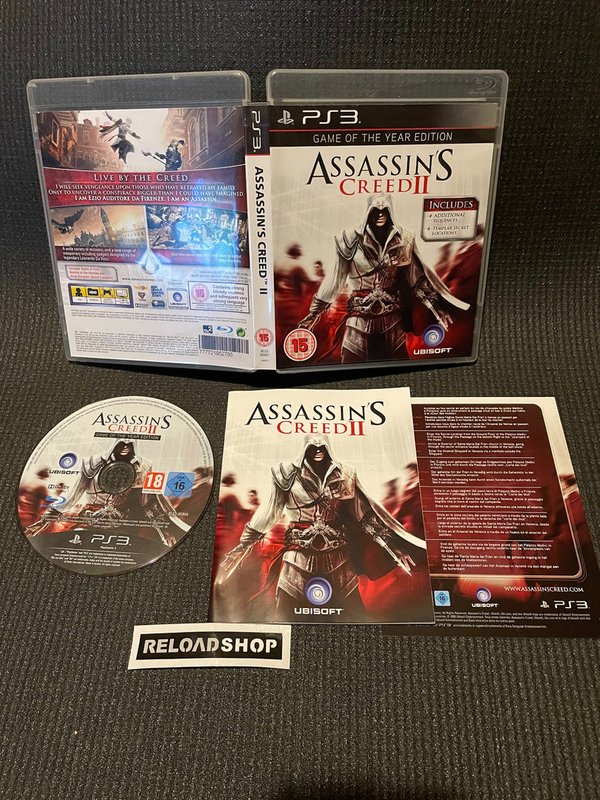 Assassin's Creed II Game of the Year Edition PS3 (käytetty) CiB