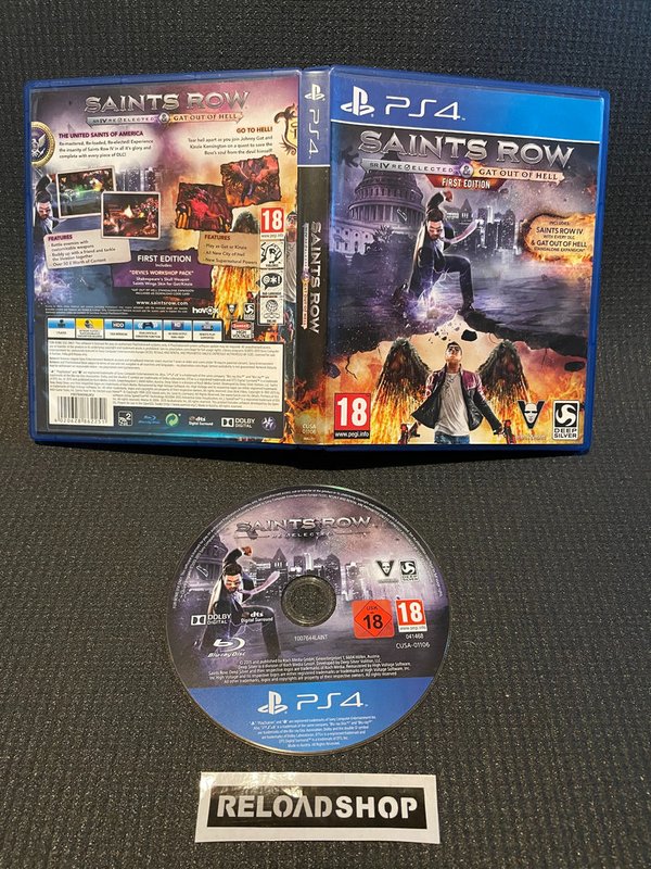 Saints Row 4 Re-Elected and Gat Out Of Hell First Edition PS4 (käytetty)